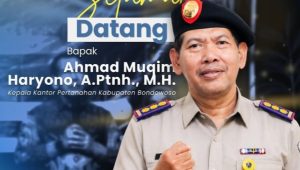 Kepala Kantor Pertanahan Kabupaten Bondowoso Berganti, Ahmad Muqim Haryono Resmi Emban Amanah Baru