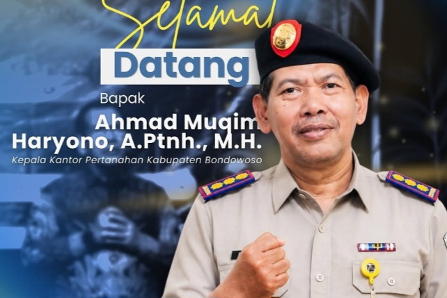 Kepala Kantor Pertanahan Kabupaten Bondowoso Berganti, Ahmad Muqim Haryono Resmi Emban Amanah Baru