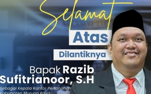 Kantor Pertanahan Bondowoso Ucapkan Selamat atas Pelantikan Razib Sufitrinoor sebagai Kepala Kantor Pertanahan Murung Raya