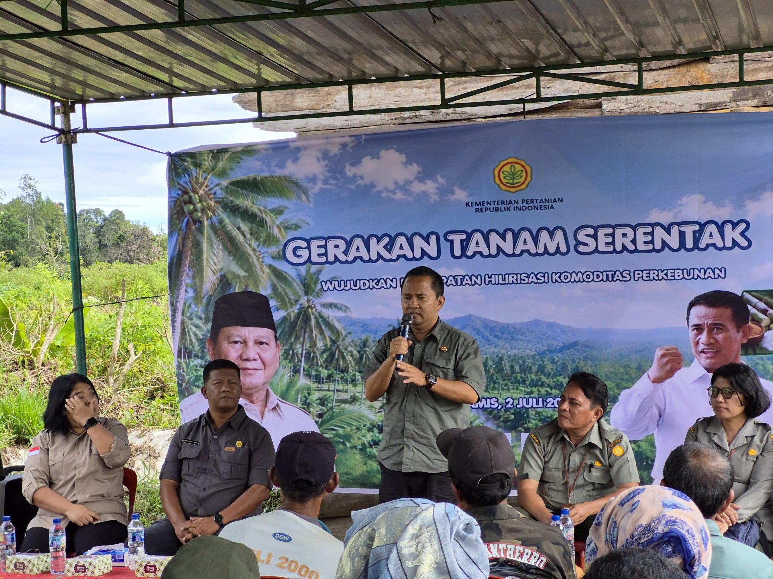 Tanam Serentak Hilirisasi Perkebunan, Pemkab Tapanuli Utara Perkuat Pengembangan Kopi Arabika