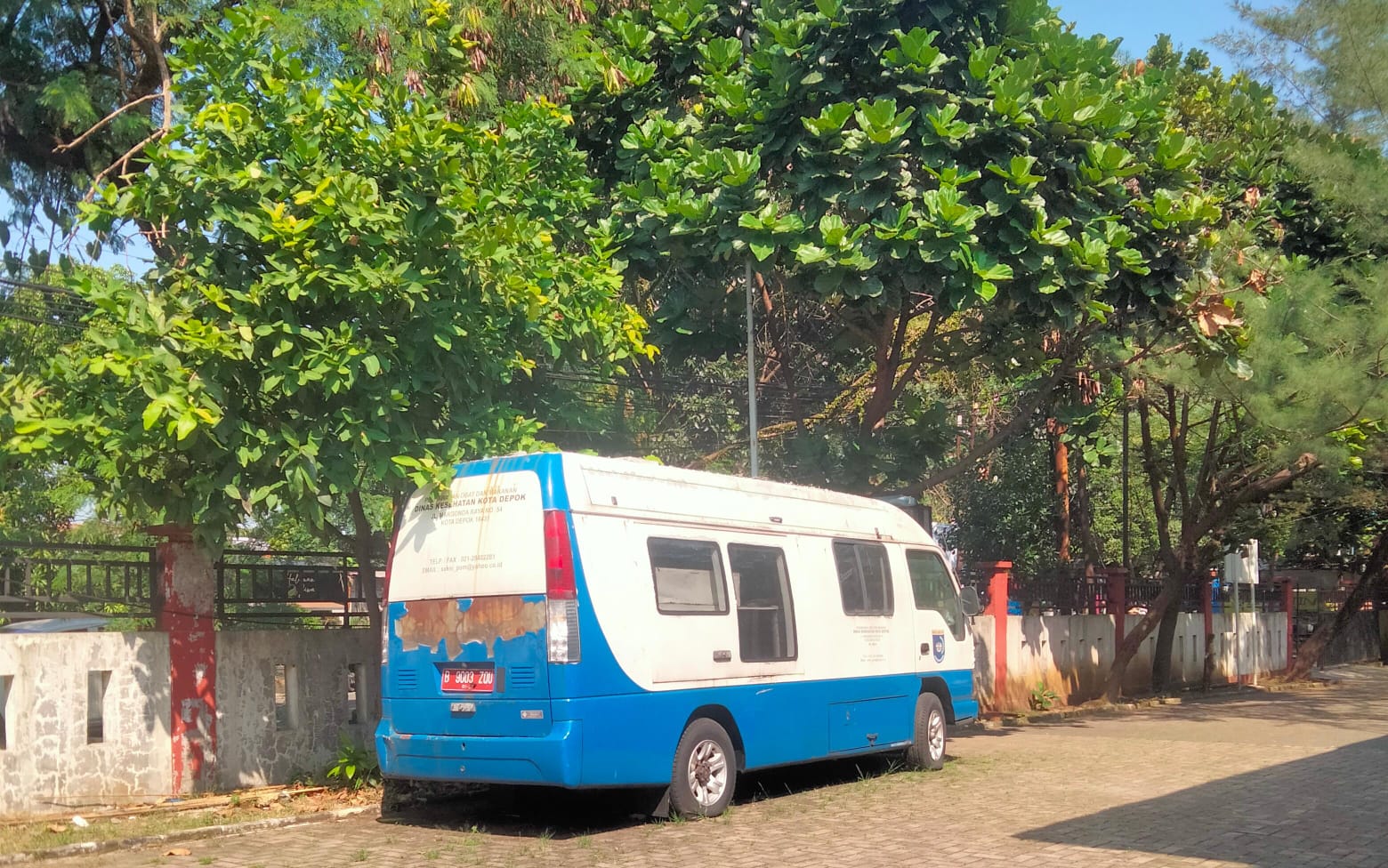 Mati Pajak 2020, Aset Negara Kendaraan Dinas Milik Pemkot Depok Terbengkalai di Balai Rakyat Depok 2