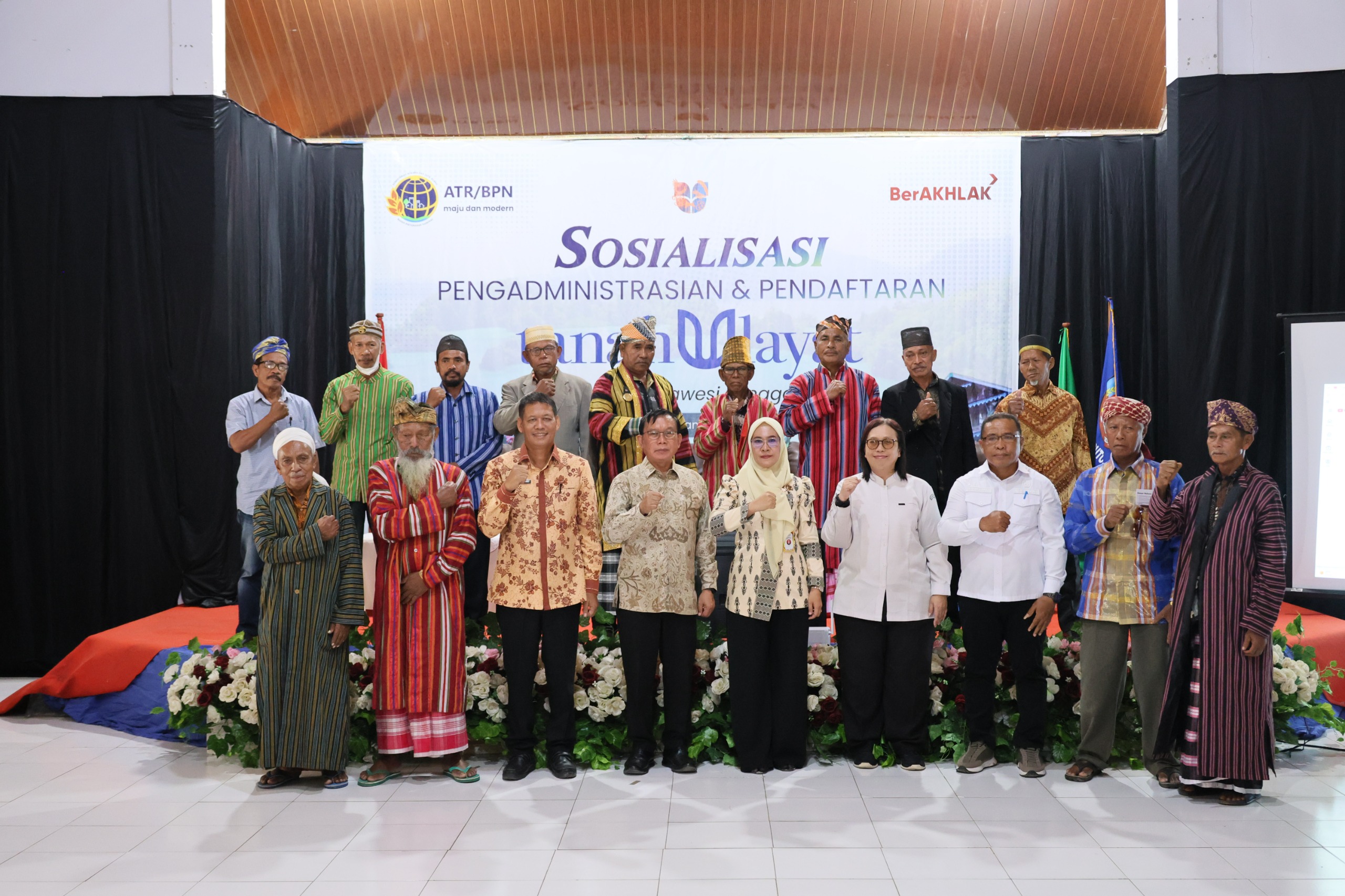 Melalui Sosialisasi, Kementerian ATR/BPN Bekali Masyarakat Hukum Adat Buton Selatan Soal Tahapan Sertipikasi