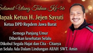 H. Jejen Sayuti Ulang Tahun ke-56, Banjir Doa dan Harapan Terbaik
