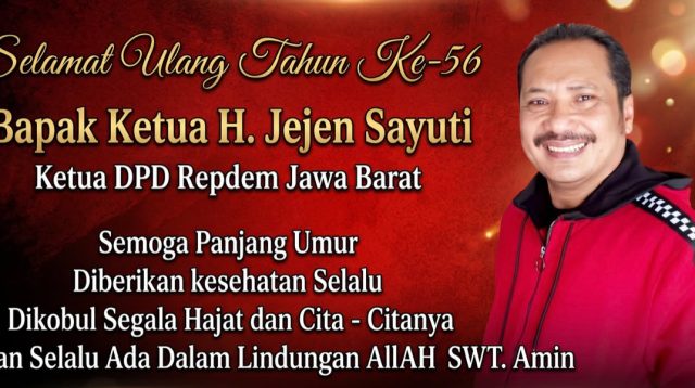 H. Jejen Sayuti Ulang Tahun ke-56, Banjir Doa dan Harapan Terbaik