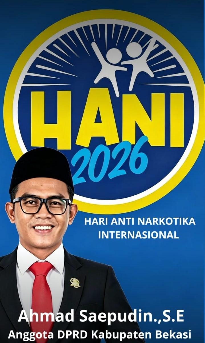 HANI 2026: Anggota Komisi IV DPRD Kabupaten Bekasi Ajak Masyarakat Bangun Pergerakan Kolektif Bersih Narkoba