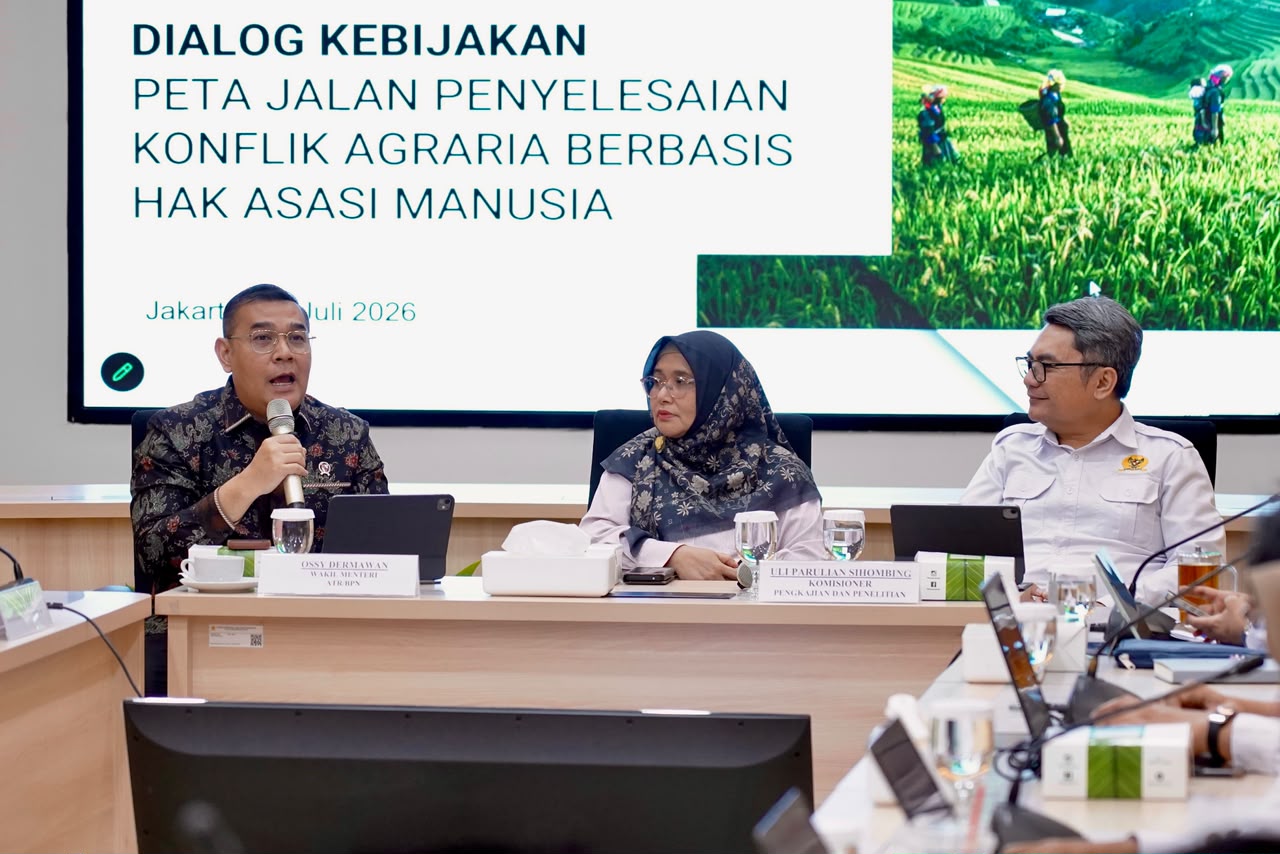 Terima Kajian Komnas HAM, Kementerian ATR/BPN Perkuat Penanganan Konflik Agraria Berbasis HAM 2 IMG 20260714 WA0027