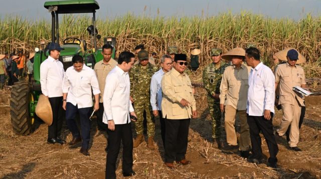 Dampingi Presiden RI Panen Raya di Malang, Menteri Nusron: Ketahanan Pangan Butuh Kepastian Hukum Tanah