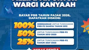 Diskon PBB Hingga 100 Persen dan Bebas Denda