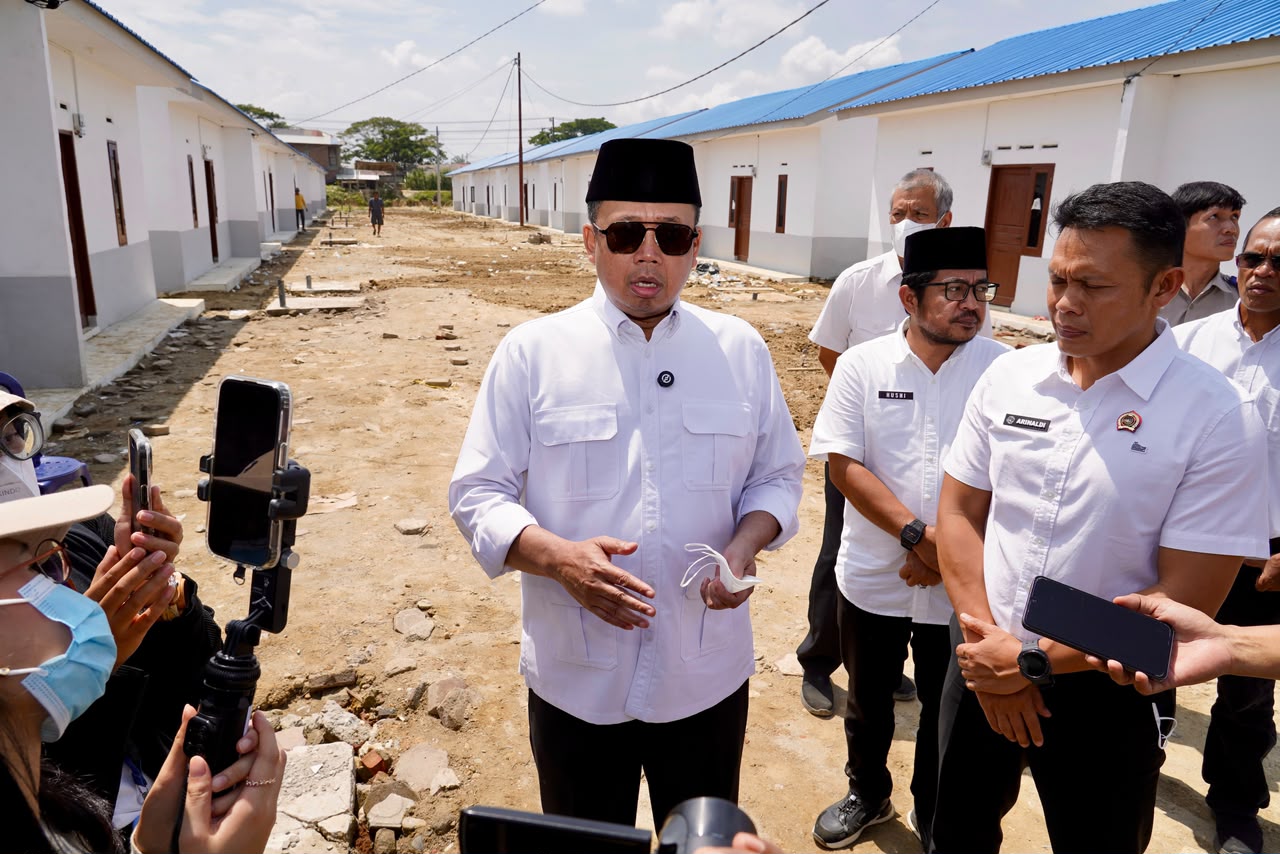 Kepedulian Menteri Nusron Kunjungi Korban Bencana Aceh Tamiang, Pastikan Lahan 100% Siap Digunakan