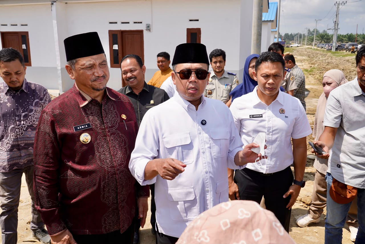 Kepedulian Menteri Nusron Kunjungi Korban Bencana Aceh Tamiang, Pastikan Lahan 100% Siap Digunakan 2 IMG 20260723 WA0056