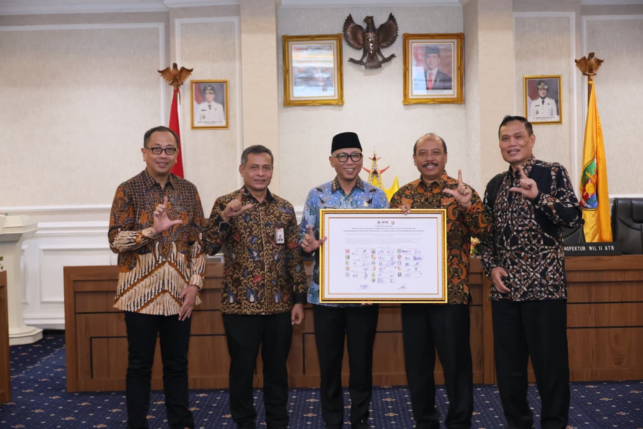 Sembilan Program Kolaborasi, Kementerian ATR/BPN Tawarkan Optimalisasi Kerjasama dengan Pemda Se-Lampung
