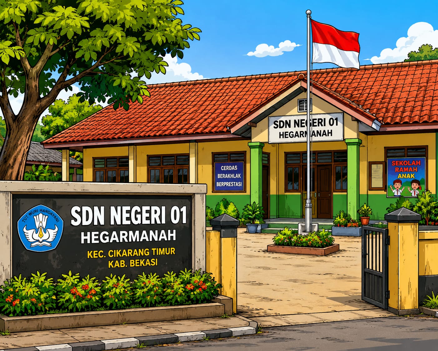 Terungkap Renovasi SDN 01 Hegarmanah Dibiayai CSR Jababeka