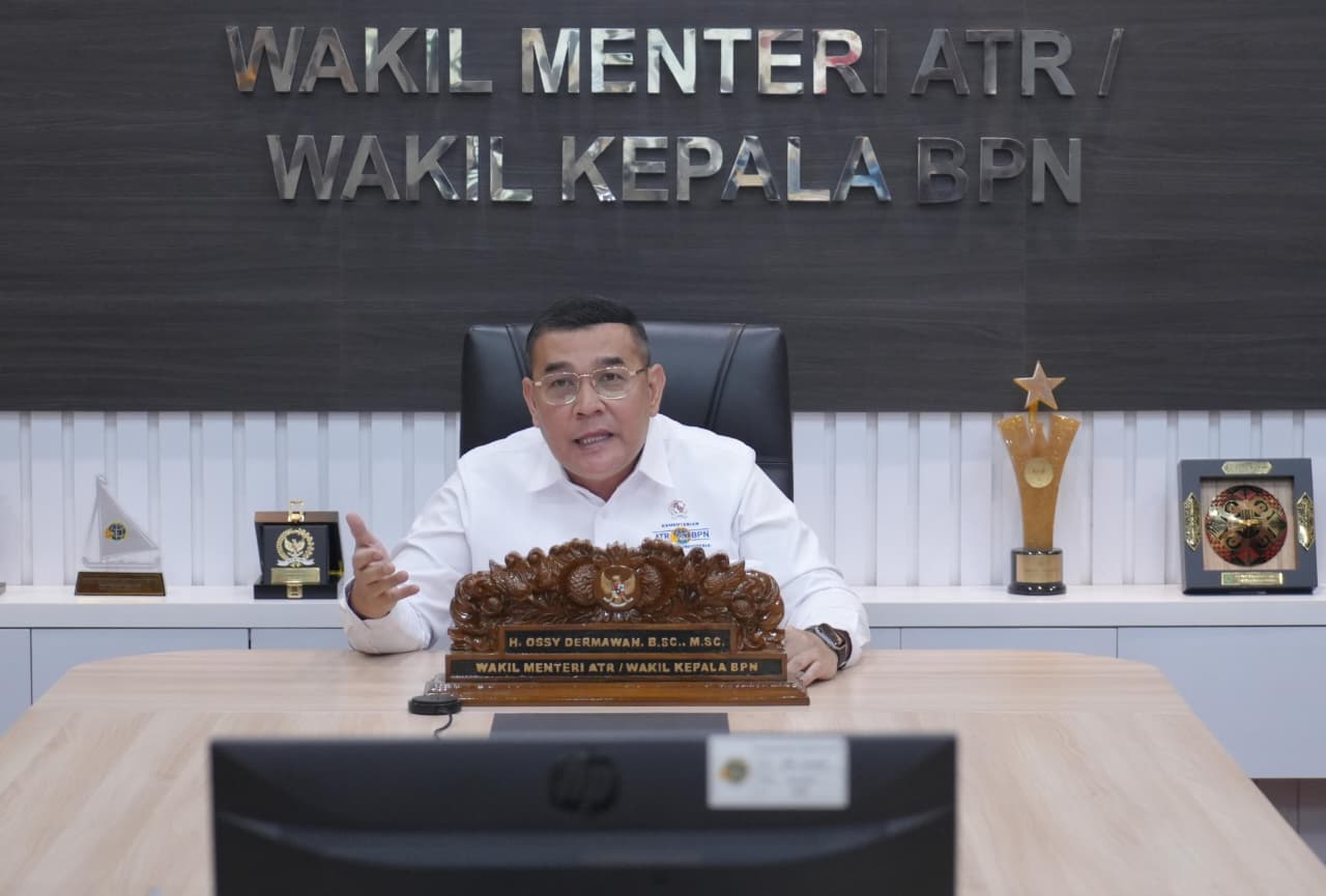 Melalui Daring, Pesan Wamen ATR/BPN Ossy untuk Pejabat Administrator dalam PKA 2026 : Harus Jadi Arsitek Perubahan