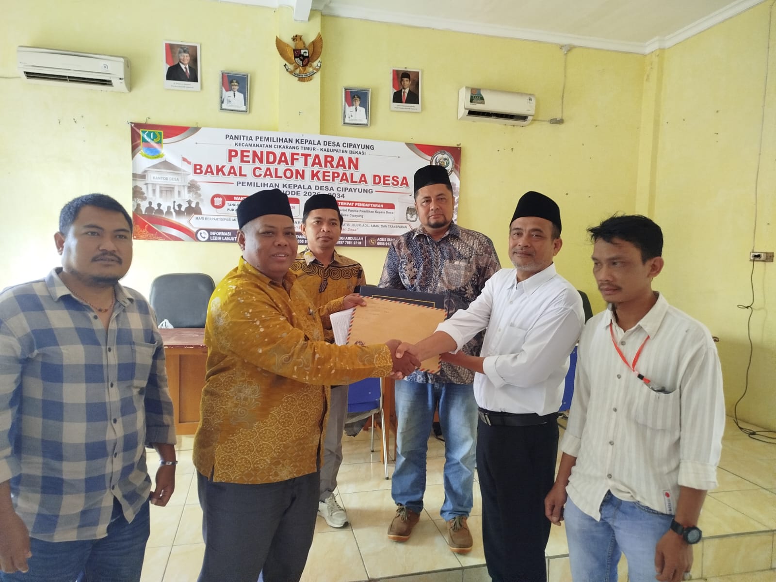 Dua Bakal Calon Kades Cipayung Sudah Mendaftar, H. Umar Dijadwalkan Daftar Selasa, 4 Agustus