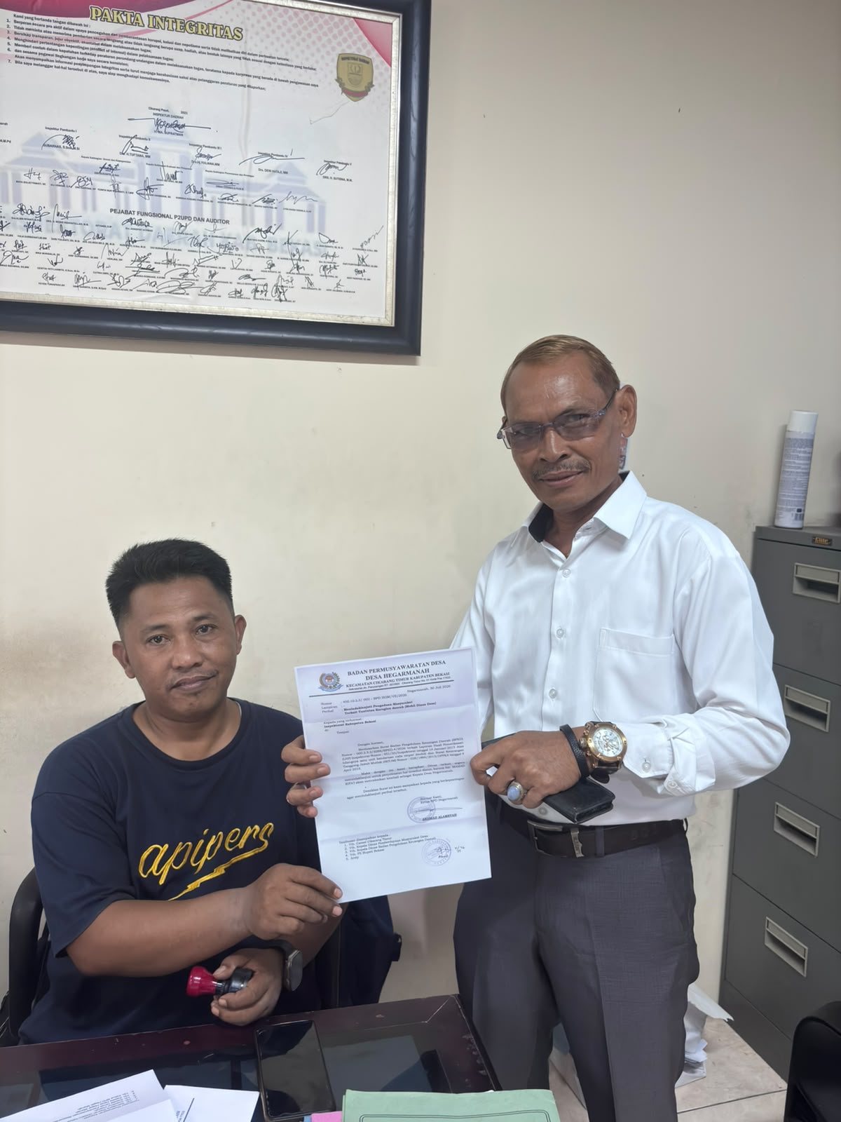 Ketua BPD Hegarmanah Surati Inspektorat, Desak Tuntaskan Dugaan Kerugian Daerah Terkait Mobil Dinas Desa Sebelum Pilkades