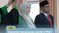 Kakantah Bondowoso Lantik Dua PPAT Baru, Perkuat Sinergi Layanan Pertanahan di Kabupaten Bondowoso