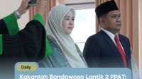 Kakantah Bondowoso Lantik Dua PPAT Baru, Perkuat Sinergi Layanan Pertanahan di Kabupaten Bondowoso
