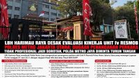 Kritik Kinerja Resmob Polres Jakut, LBH Harimau Raya Minta Polda Metro Turun Tangan