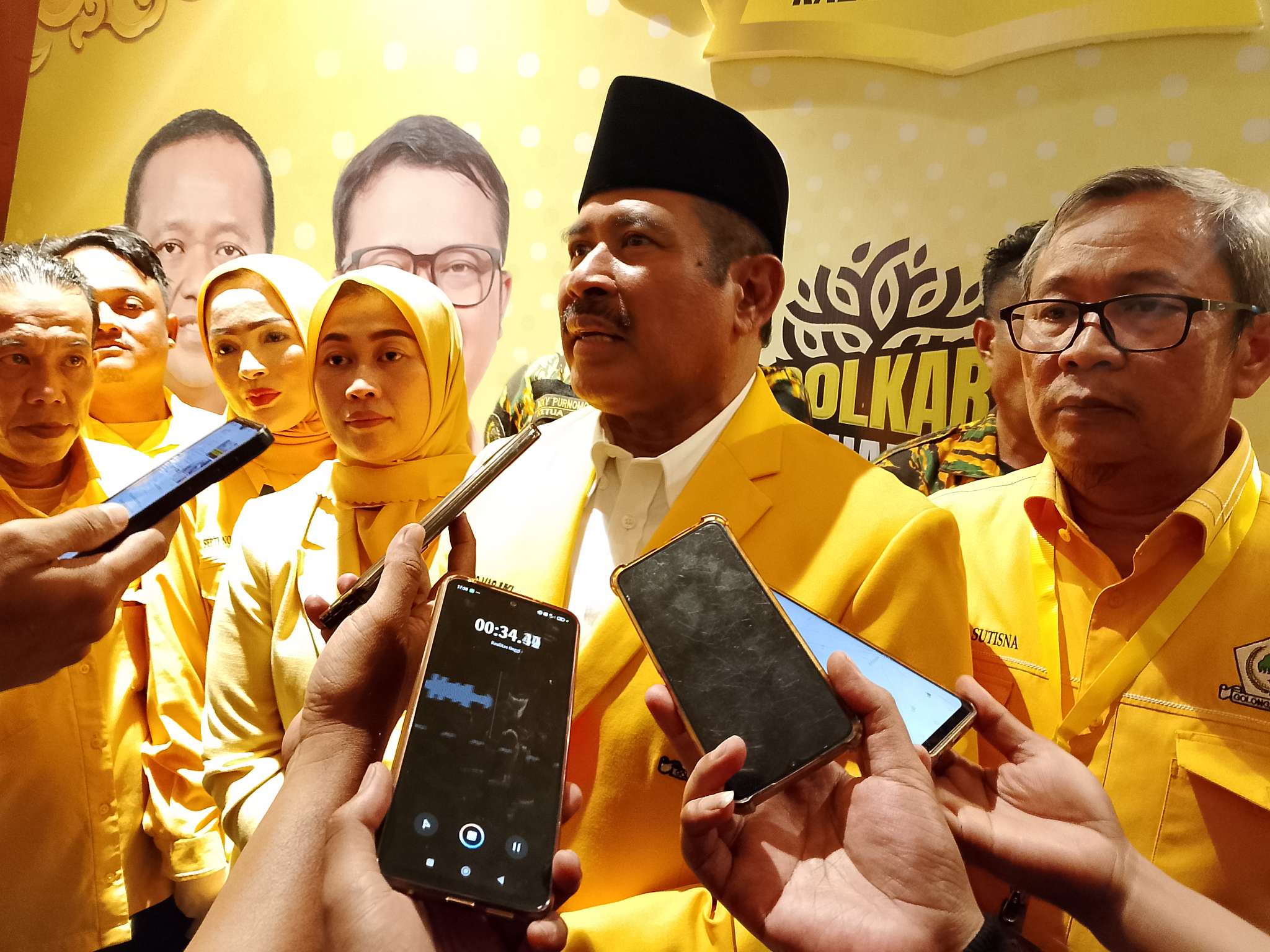 H.Akhmad Marjuki kedua DPD Golkar Kabupaten Bekasi