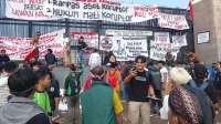 Keterangan foto: Demo Massa Desak DPR Segera Sahkan RUU Perampasan Aset Koruptor