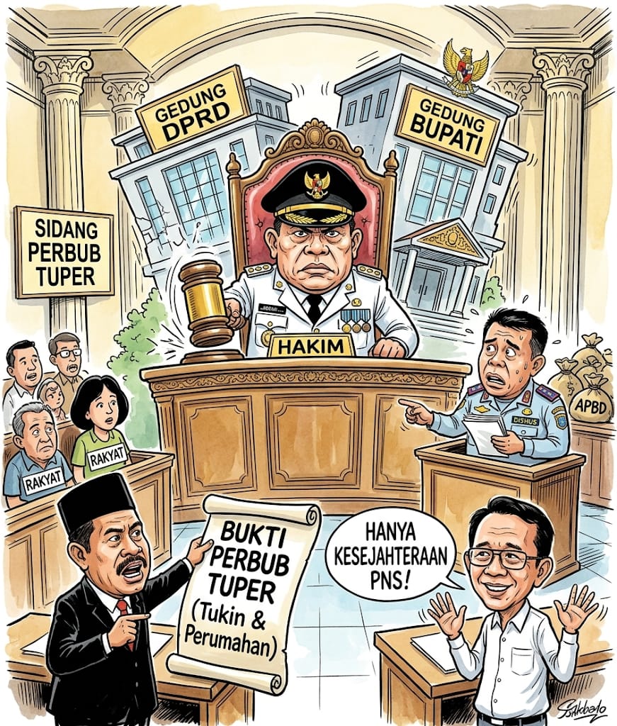 Sidang Korupsi Tuper DPRD Bekasi Memanas, Empat Eks Pejabat Teras Dani Ramdhan,Akhmad Marzuki, Dedy Supriyadi dan R. Yana Suyatna Jadi Saksi