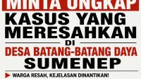 Dugaan Kasus Asusila di Batang-Batang Daya Picu Polemik, Kades Mengaku Tidak Tahu? 