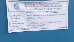 Abaikan Undang-undang KIP, Sekolah SMPN 11 Depok Tutup Akses Wartawan Cek Proyek Rp 836 Juta dari APBN 3 IMG 20260820 WA0036