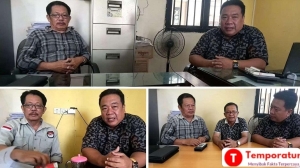 Keterangan foto : Ketua Lembaga Swadaya Masyarakat Gada Sakti Nusantara (LSM GANAS), Brian Shakti, melakukan wawancara eksklusif dengan sejumlah panitia Pemilihan Kepala Desa (Pilkades) di wilayah Kecamatan Cikarang Utara, Kabupaten Bekasi, pada Kamis (27/8/2026).