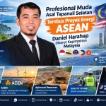 Keterangan foto : Profesional Muda Asal Tapanuli Selatan Tembus Proyek Energi ASEAN, Daniel Harahap Disorot Kepimpinan Malaysia