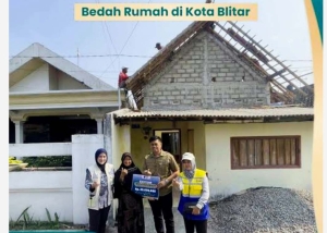 Keterangan foto : Ketua GIBM Kota Blitar Pantau Daftar Penerima Bedah Rumah 2026, Kuota Melonjak Jadi 784 Unit dari APBN