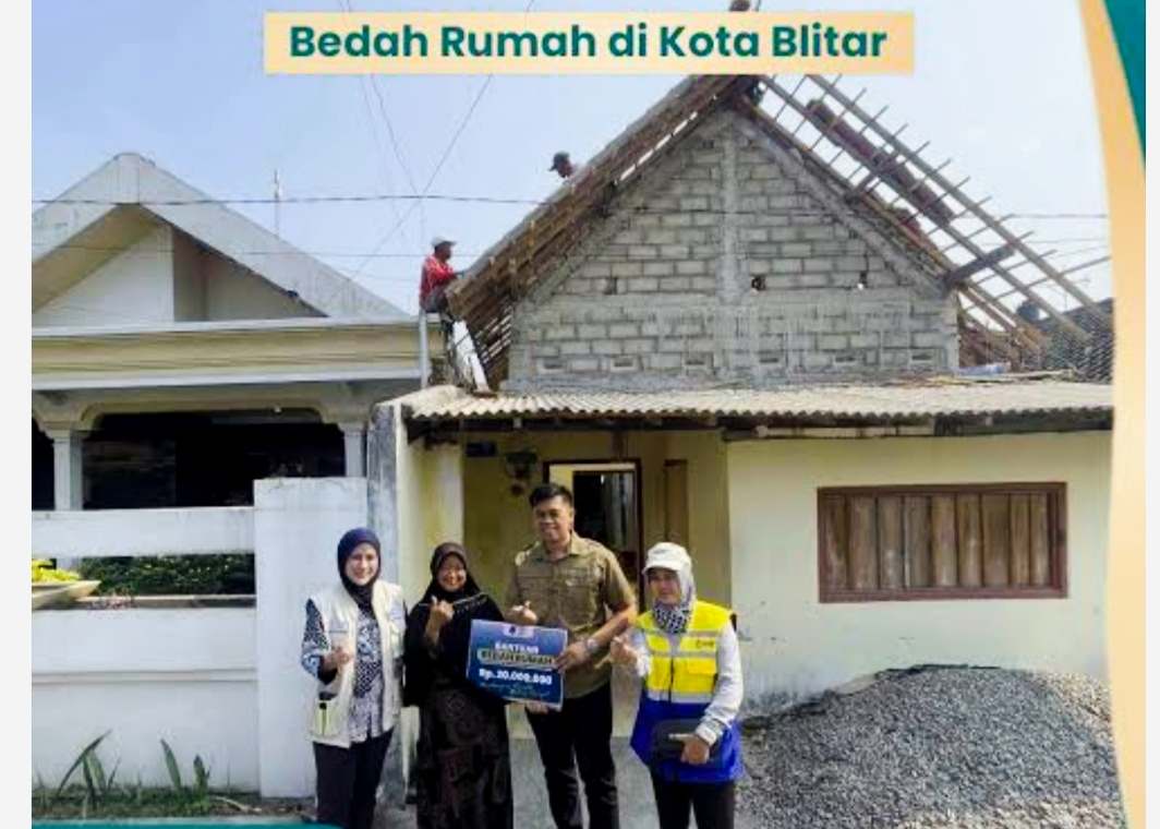 Keterangan foto : Ketua GIBM Kota Blitar Pantau Daftar Penerima Bedah Rumah 2026, Kuota Melonjak Jadi 784 Unit dari APBN