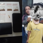 Keterangan foto : AIW Diduga Pelaku penyalahgunaan Narkotika Jenis Tembakau Sintetis