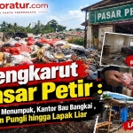 Sengkarut Pasar Petir: Sampah Menumpuk, Kantor Bau Bangkai, Dugaan Pungli hingga Lapak Liar