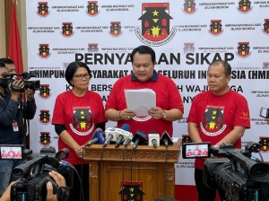 Keterangan foto : Dewan Pimpinan Pusat Himpunan Masyarakat Karo Seluruh Indonesia (DPP HMKI) menyampaikan pernyataan sikap tegas merespons berbagai keluhan warga Kabupaten Karo, Sumatera Utara. yang digelar di Yogyakarta