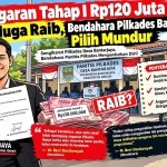 Foto Ilustrasi: Anggaran Tahap I Rp120 Juta Diduga Raib, Bendahara Pilkades Bantarjaya Pilih Mundur