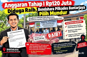 Foto Ilustrasi: Anggaran Tahap I Rp120 Juta Diduga Raib, Bendahara Pilkades Bantarjaya Pilih Mundur