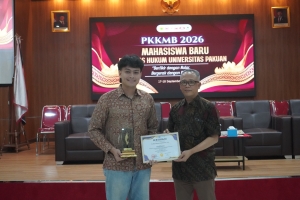Keterangan foto : PKKMB FH Unpak 2026 Usung Konsep ‘Law in Art’: Cetak Mahasiswa Hukum yang Kritis dan Berempati