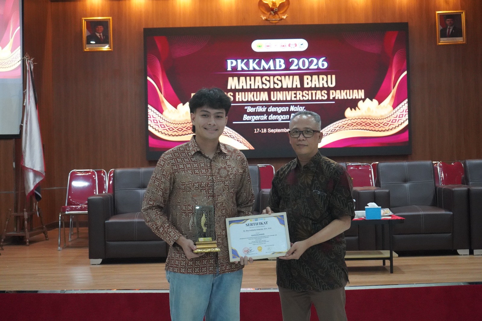 Keterangan foto : PKKMB FH Unpak 2026 Usung Konsep ‘Law in Art’: Cetak Mahasiswa Hukum yang Kritis dan Berempati