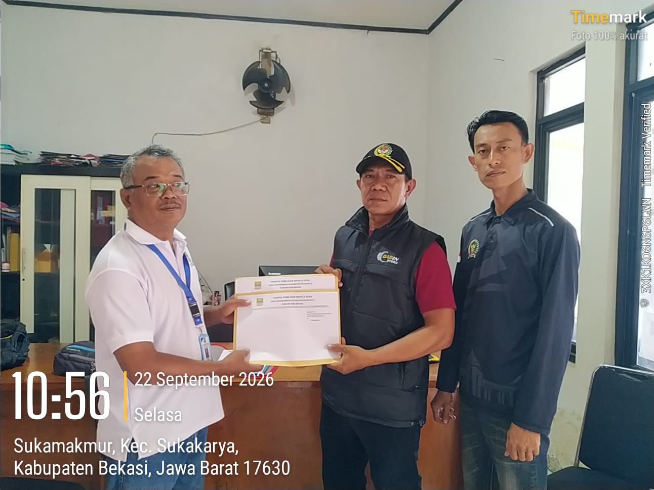 Keterangan foto : Pilkades Sukamakmur 2026 Tuntas, Panitia Serahkan Laporan Hasil Pemilihan kepada BPD