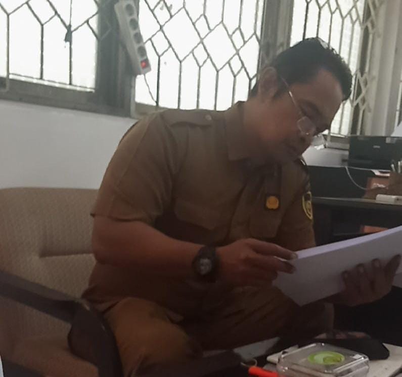 Keterangan foto : Kepala Seksi Perencanaan dan Tata Hutan Dishut Sumsel, Bonaventura Firman DW, S.Kom