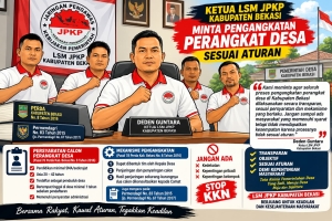 Keterangan foto : KETUA LSM JPKP KABUPATEN BEKASI MINTA PENGANGKATAN PERANGKAT DESA SESUAI ATURAN (ft.ilustrasi)