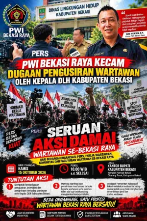 Keterangan foto :PWI Bekasi Raya Kecam Dugaan Pengusiran Wartawan oleh Kepala DLH Kabupaten Bekasi (ft.ilustrasi)