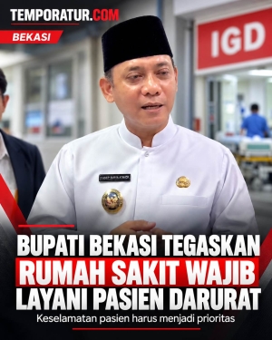 Keterangan foto : plt Bupati Bekasi dr.Asep Surya Atmaja (ft.Dok.istimewa)