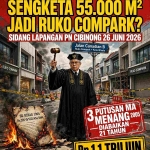 Keterangan foto : Sengketa Tanah 5,5 Hektare di Cileungsi, Ahli Waris Pertanyakan SHGB dan Putusan Pengadilan (ft.ilustrsi)