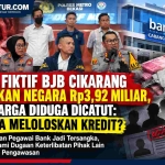 Keterangan foto ::KUR Fiktif BJB Cikarang Rugikan Negara Rp3,92 Miliar, 41 Warga Diduga Dicatut: Siapa Meloloskan Kredit ? (Foto Ilustrasi)