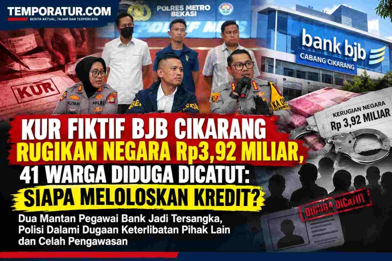 Keterangan foto ::KUR Fiktif BJB Cikarang Rugikan Negara Rp3,92 Miliar, 41 Warga Diduga Dicatut: Siapa Meloloskan Kredit ? (Foto Ilustrasi)