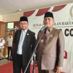 Konferensi pers : Plt Bupati Bekasi dan Ketua DPRD usai menggelar rapat paripurna, Jumat, 16/10/2026
