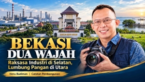 Keterangan foto : Heru Budiman (Mantan Jurnalis Koran Harian Karawang Barat Ekspres)