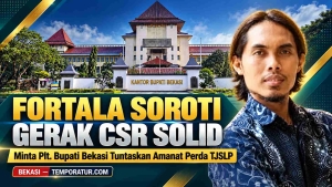 Keterangan foto : FORTALA Soroti Gerak CSR Solid, Minta Plt. Bupati Bekasi Tuntaskan Amanat Perda TJSLP