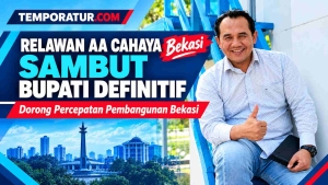 Keterangan foto : Amrul Mustopa Ketua Relawan AA Cahaya Bekasi